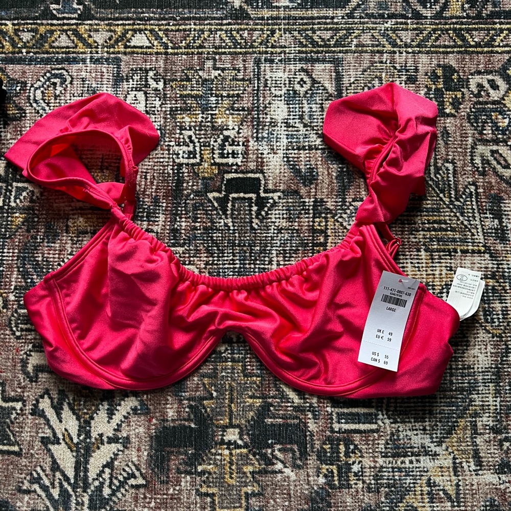 Pink bikini set - top&bottom